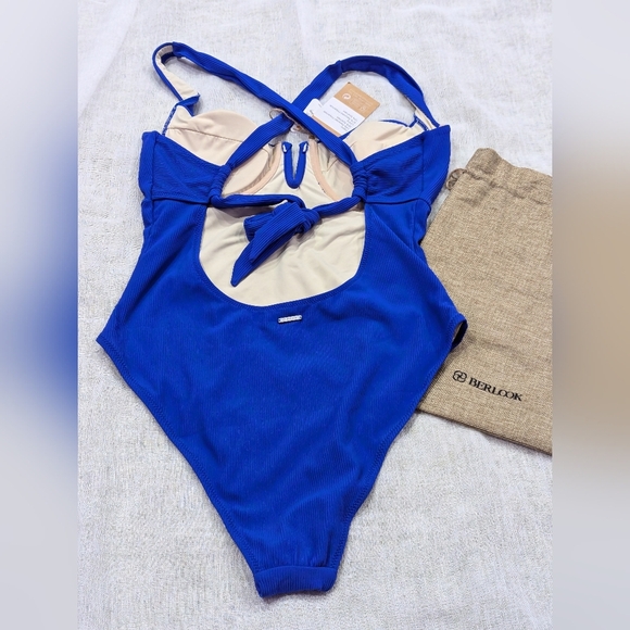 BNWT / Berlook / Large / Blue One Piece - Picture 2 of 2